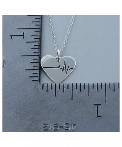 Love and Heart Necklaces for Women EKG IN HEART $20.52 Necklaces