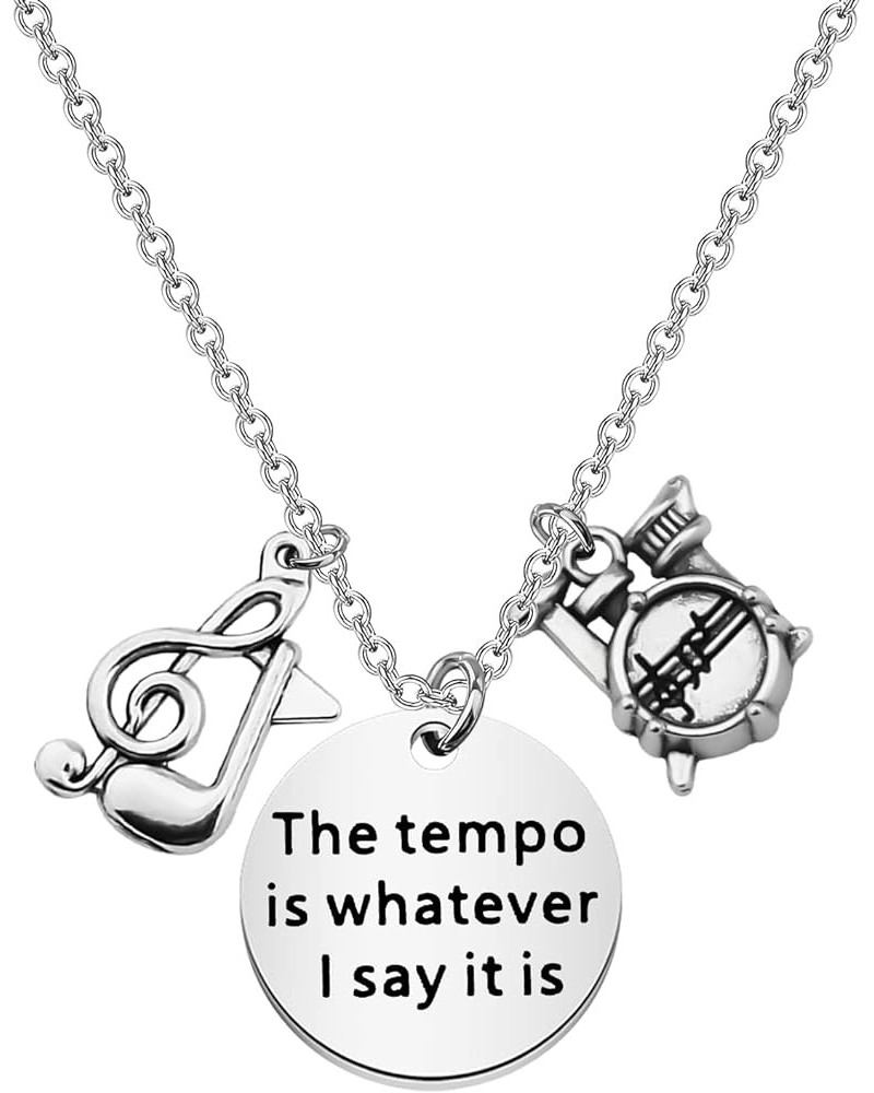 Drum Necklace Musician Gifts Drummer Jewelry Drum Charm Necklace Gifts for Drums Players nc-sl $10.24 Necklaces