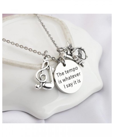 Drum Necklace Musician Gifts Drummer Jewelry Drum Charm Necklace Gifts for Drums Players nc-sl $10.24 Necklaces