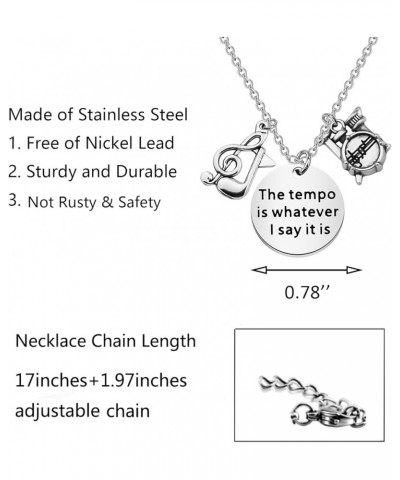 Drum Necklace Musician Gifts Drummer Jewelry Drum Charm Necklace Gifts for Drums Players nc-sl $10.24 Necklaces