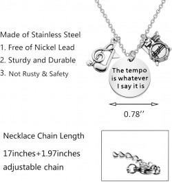 Drum Necklace Musician Gifts Drummer Jewelry Drum Charm Necklace Gifts for Drums Players nc-sl $10.24 Necklaces