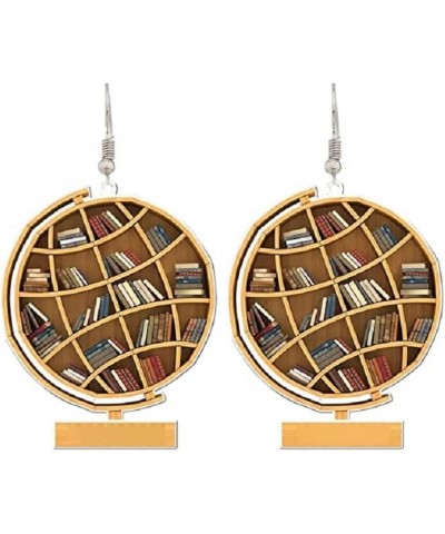 2023 Acrylic Decorative Book Lover Heart Librarian Earrings Teacher Student Librarian Book Decor Bookworm Acrylic Earrings fo...