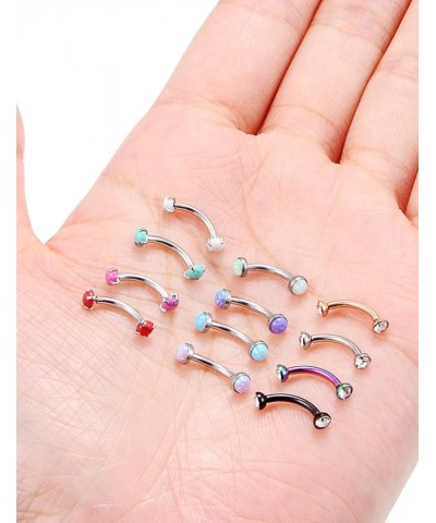 Rook Piercing Jewelry Eyebrow Piercing Jewelry Eyebrow Rings Eyebrow Piercing Eyebrow Jewelry Eyebrow Rings for Women Curved ...