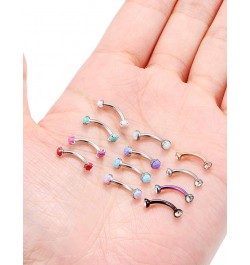 Rook Piercing Jewelry Eyebrow Piercing Jewelry Eyebrow Rings Eyebrow Piercing Eyebrow Jewelry Eyebrow Rings for Women Curved ...