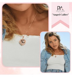 PYA Angel Caller necklace in rose gold 18 – 20 inch with pendant and sound ball | Individual women's jewellery made of heart ...