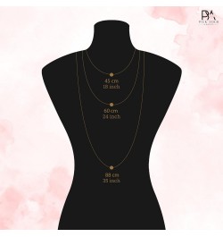 PYA Angel Caller necklace in rose gold 18 – 20 inch with pendant and sound ball | Individual women's jewellery made of heart ...