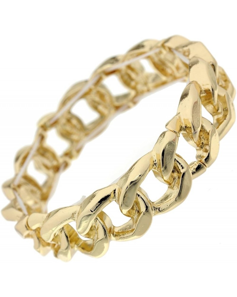 Chic Chain Look Stretch Bracelet Gold-Tone $7.41 Bracelets