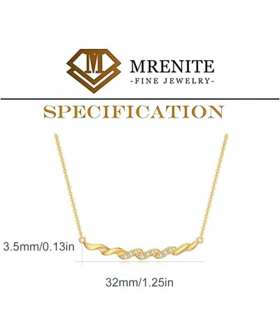 Solid 14K Yellow/Rose Gold Diamond Open-spaced Heart/Bar Pendant Necklace for Wife/Mother/Women, 0.035 ct.tw Diamond Open Hea...