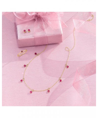 by Ross-Simons 1.40 ct. t.w. Bezel-Set Ruby Station Necklace in 14kt Yellow Gold. 18 inches $153.14 Necklaces