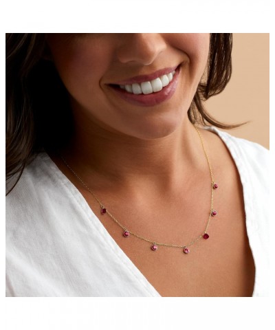 by Ross-Simons 1.40 ct. t.w. Bezel-Set Ruby Station Necklace in 14kt Yellow Gold. 18 inches $153.14 Necklaces