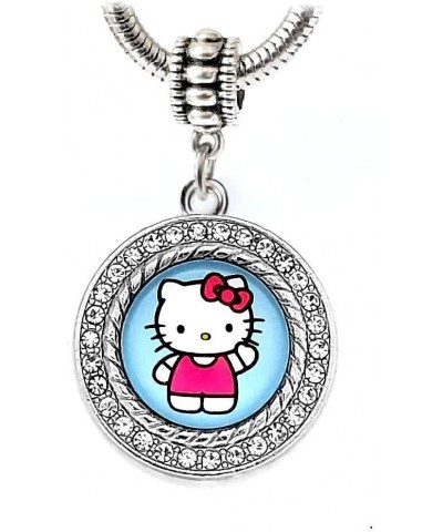 Dangle Kitty Cat in Pink Charm Bead $8.39 Bracelets