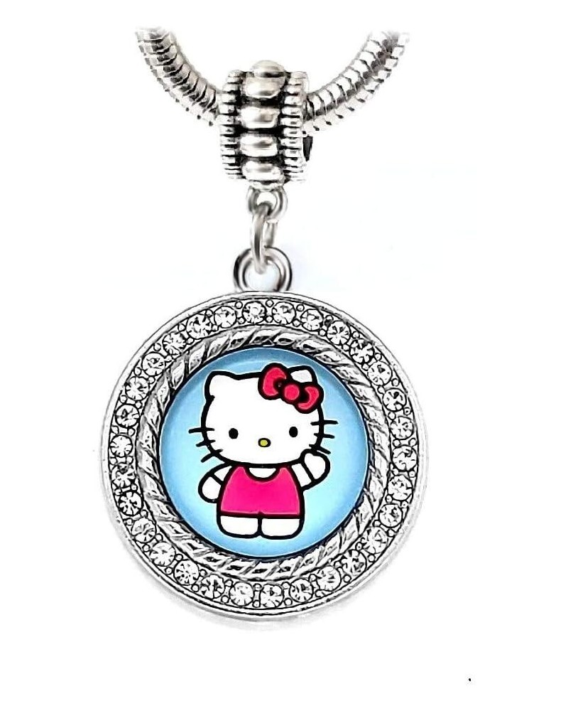 Dangle Kitty Cat in Pink Charm Bead $8.39 Bracelets