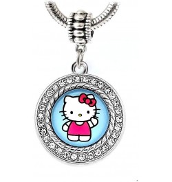 Dangle Kitty Cat in Pink Charm Bead $8.39 Bracelets