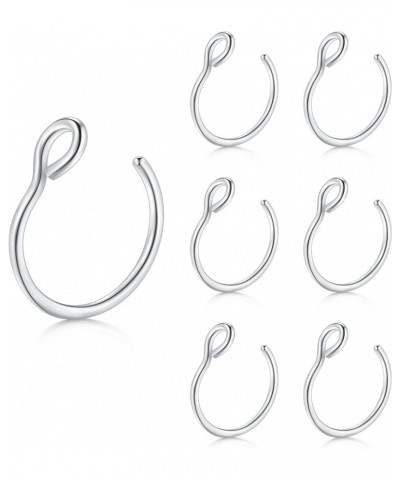 Fake Nose Ring Fake Septum Fake Nose Rings for Women Fake Nose Piercing Fake Septum Ring Fake Septum Piercing Faux Nose Rings...