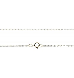 Sterling Silver Chain Necklace In Silver, 14K Gold Plate or Rose Gold Plated 16 14k Yellow Gold Plated Sterling Silver Cable ...