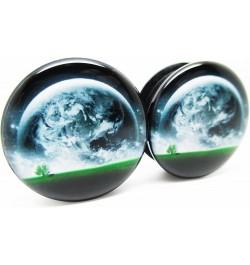 Earth Horizon Ear Plugs - Acrylic Screw-On - New - 12 Sizes - New *Pair* 1" (25mm) $10.05 Body Jewelry