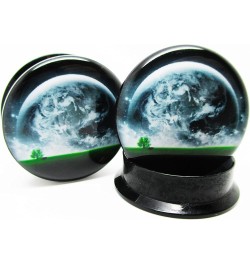 Earth Horizon Ear Plugs - Acrylic Screw-On - New - 12 Sizes - New *Pair* 1" (25mm) $10.05 Body Jewelry