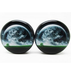 Earth Horizon Ear Plugs - Acrylic Screw-On - New - 12 Sizes - New *Pair* 1" (25mm) $10.05 Body Jewelry