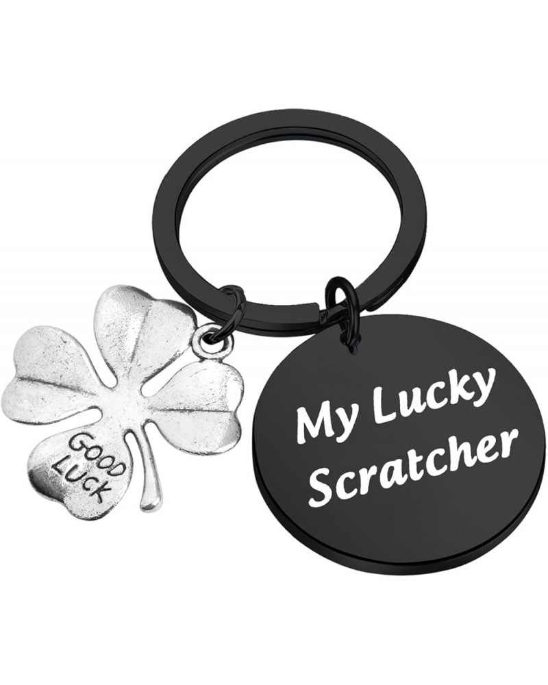 Lucky Scratch Keychain Lucky Scratch Gift My Lucky Scratcher Jewelry Gift For Scratch Luckyer Lucky Scratcher -Black $9.53 Ne...