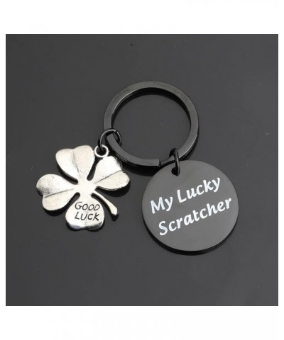 Lucky Scratch Keychain Lucky Scratch Gift My Lucky Scratcher Jewelry Gift For Scratch Luckyer Lucky Scratcher -Black $9.53 Ne...