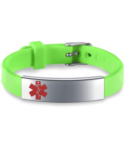 Personalized Medical Alert Bracelets | Silicone Wristband Medical ID Bracelet for Boys Girls | Free Engraved Medical Bracelet...