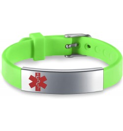 Personalized Medical Alert Bracelets | Silicone Wristband Medical ID Bracelet for Boys Girls | Free Engraved Medical Bracelet...