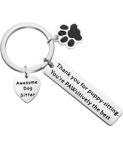 Dog Walker Gift Dog Sitter Thank You Gift Dog Sitter Keychain Awesome Dog Sitter Ky $10.39 Pendants