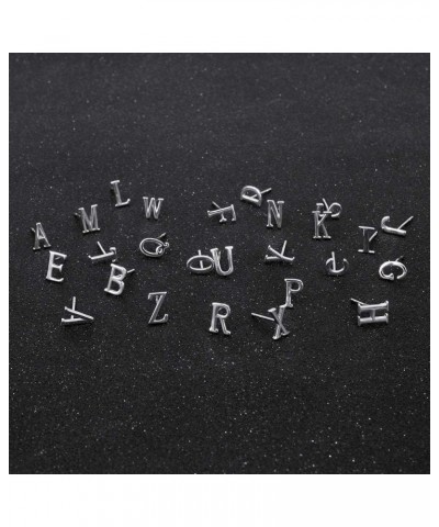 Fashion Initial Letter Earrings 925 Sterling Silver Small Letter Alphabet A-Z Stud Earrings Girls hypoallergenic F $8.24 Earr...