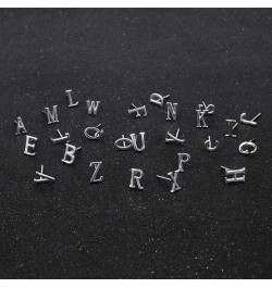 Fashion Initial Letter Earrings 925 Sterling Silver Small Letter Alphabet A-Z Stud Earrings Girls hypoallergenic F $8.24 Earr...