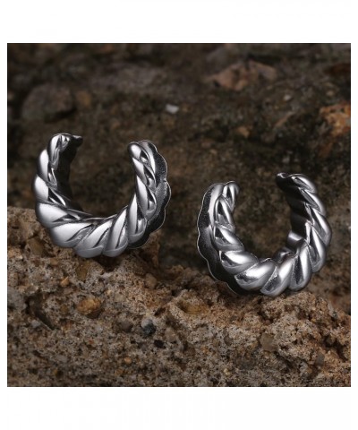 2PCS Classic Saddle Plugs Gauges Tunnels for Ears, Hypoallergenic 316 Stainless Steel Ear Plugs Tunels Gauuges for Stretched ...