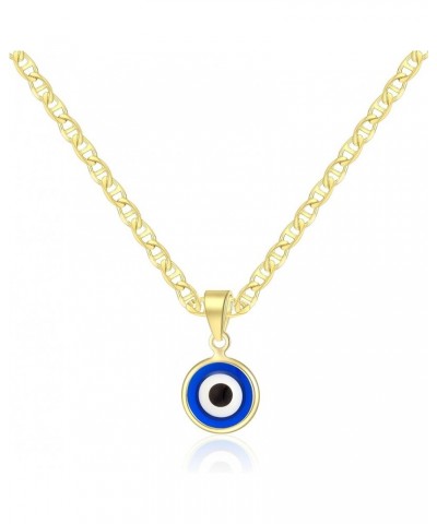 Evil Eye Necklace Necklace for Men Mens Necklace Evil Eye Jewelry Blue Turkish Glass Leather Rope Pink Evil Eye Necklace for ...