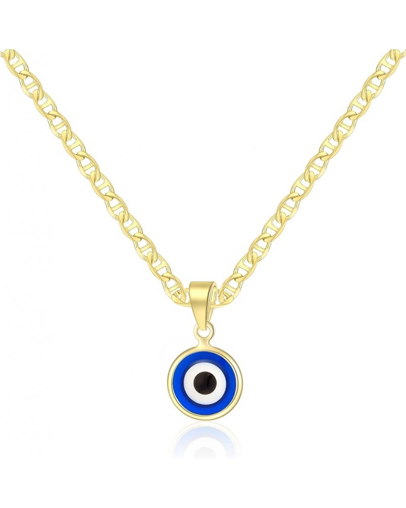 Evil Eye Necklace Necklace for Men Mens Necklace Evil Eye Jewelry Blue Turkish Glass Leather Rope Pink Evil Eye Necklace for ...