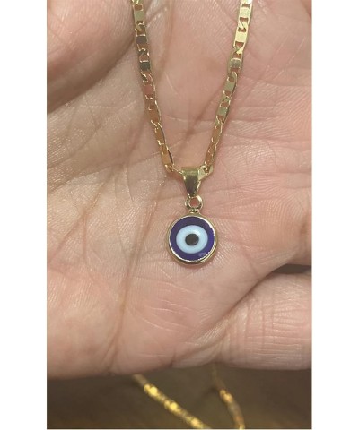 Evil Eye Necklace Necklace for Men Mens Necklace Evil Eye Jewelry Blue Turkish Glass Leather Rope Pink Evil Eye Necklace for ...