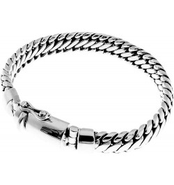 8mm Wide Snake Chain Bali Handmade 925 Sterling Silver Bracelet, 7-9.5 9.5 Inches $45.66 Bracelets