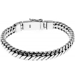 8mm Wide Snake Chain Bali Handmade 925 Sterling Silver Bracelet, 7-9.5 9.5 Inches $45.66 Bracelets