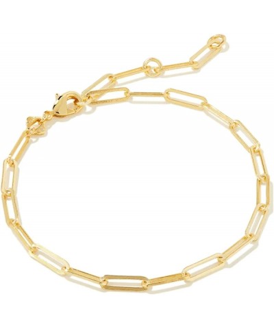 Courtney Paperclip Bracelet, Fashion Jewelry for Women GOLD $21.84 Bracelets