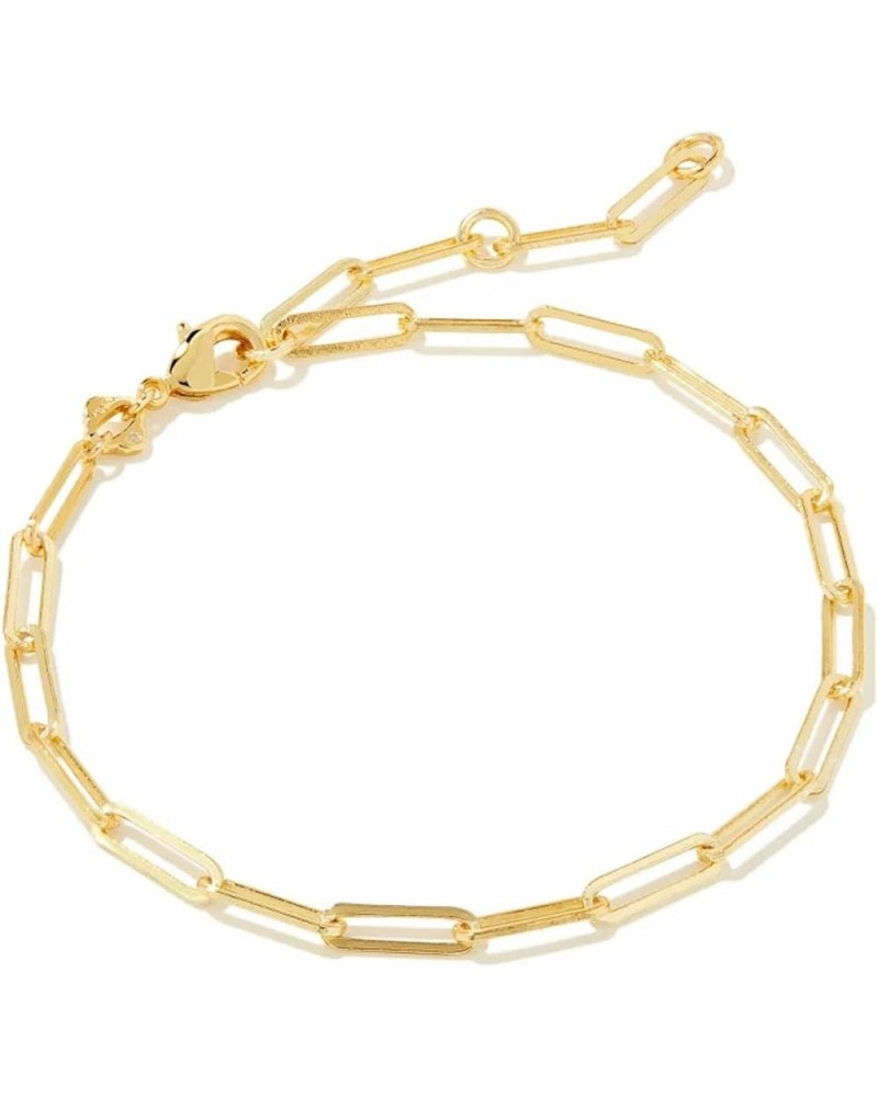 Courtney Paperclip Bracelet, Fashion Jewelry for Women GOLD $21.84 Bracelets