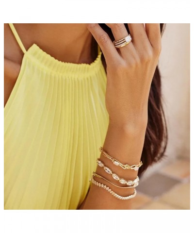 Courtney Paperclip Bracelet, Fashion Jewelry for Women GOLD $21.84 Bracelets