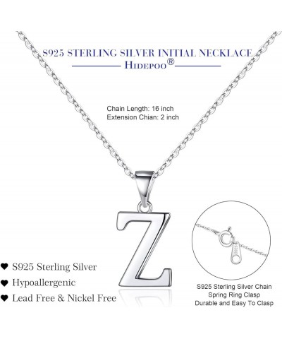 Easter Gifts for Girls - S925 Sterling Silver Initial Necklaces for Women Girls, Dainty Initial Necklace Girls Gifts Personal...