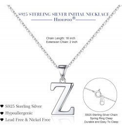 Easter Gifts for Girls - S925 Sterling Silver Initial Necklaces for Women Girls, Dainty Initial Necklace Girls Gifts Personal...